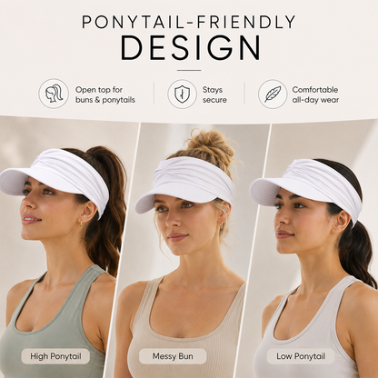 🔥Last Day Buy 1 Get 1 Free $9.99 Each🔥Women's UPF 50+ UV Protection Sun Visor Hat