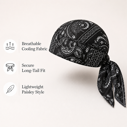 🔥Last Day Buy 1 Get 1 Free $9.99 Each🔥Paisley Cooling Headscarf Cap