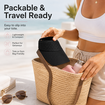 🔥Last Day Buy 1 Get 1 Free 🔥Women's High Ponytail Sun Visor Hat for Sun Protection